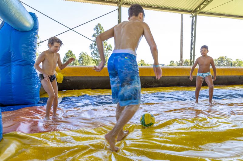 brotas eco resort futebol de sabão