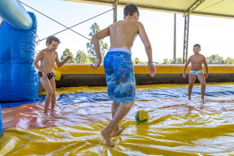 brotas eco resort futebol de sabão