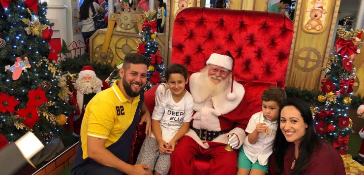 Foto com o Papai Noel garantida!